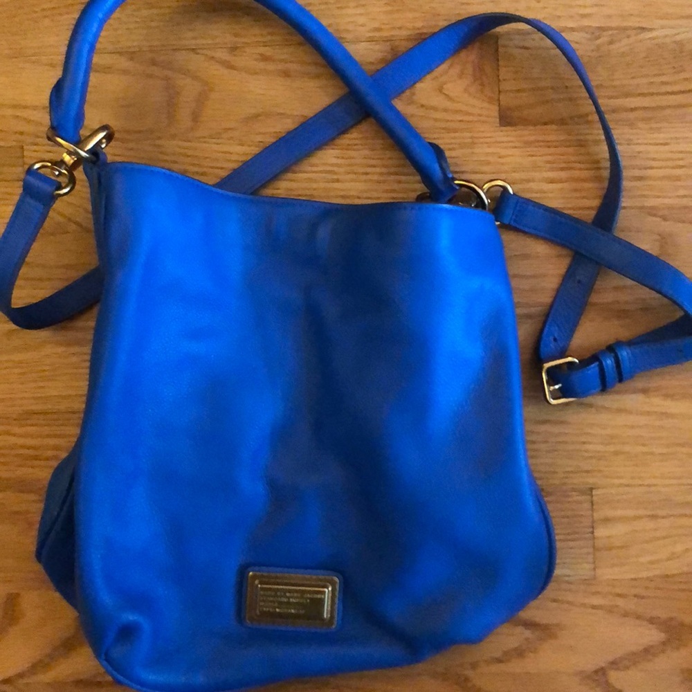Marc by Marc Jacobs blue bucket purse